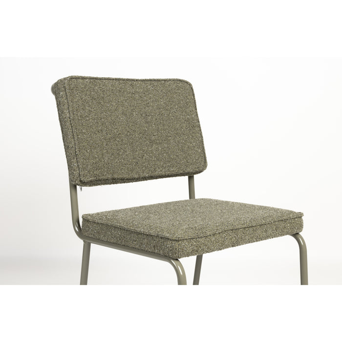 Zuiver Buddy Eetkamerstoelen  Groen - Set van 2