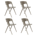 Zuiver Horizon Tuinstoelen Taupe - Set van 4