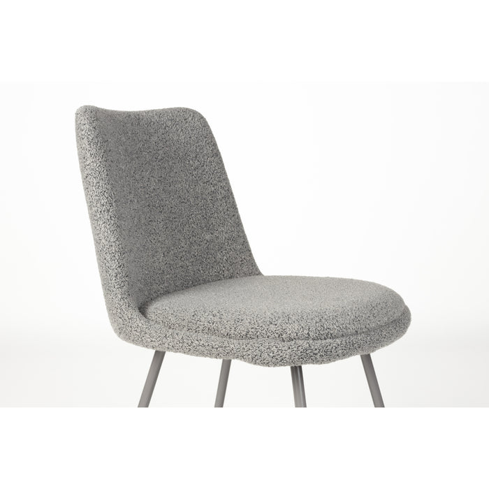 Housecraft Living Fijs Eetkamerstoelen Grijs - Set van 2