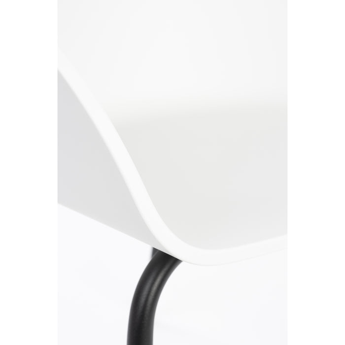 Zuiver Void Eetkamerstoelen wit - Set van 2