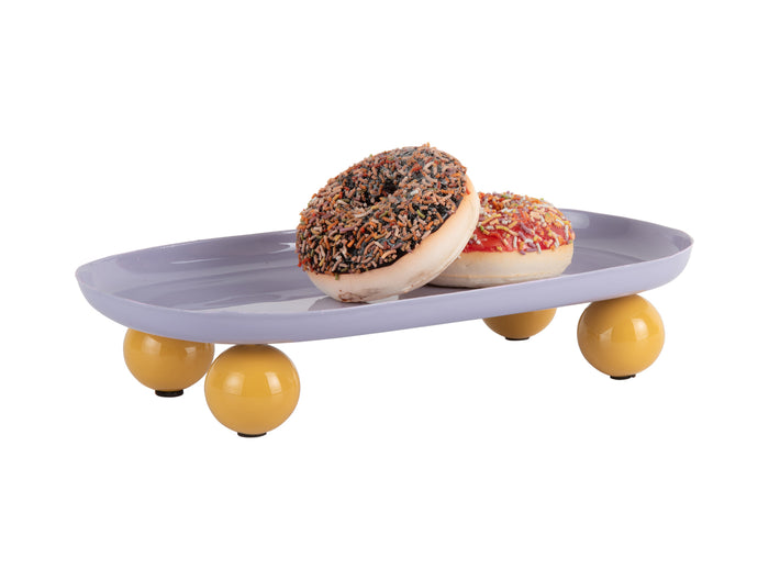 present time - Tray Double Funky Oval Large