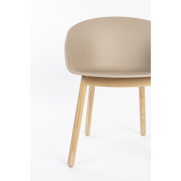 Zuiver Void Eetkamerstoelen Eiken Beige| Bruin - Set van 2