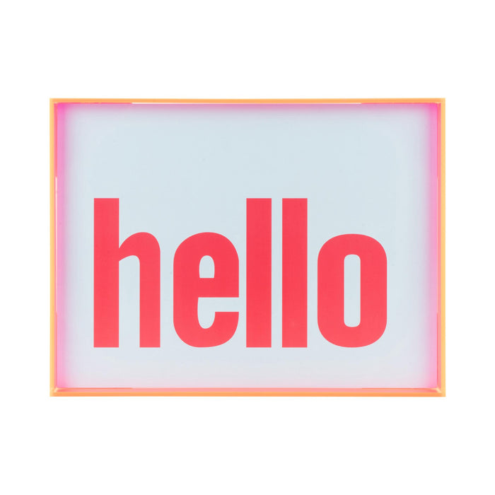 present time - Wall Art Hello Large