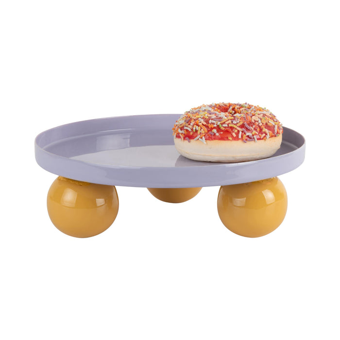 present time - Tray Double Funky Round