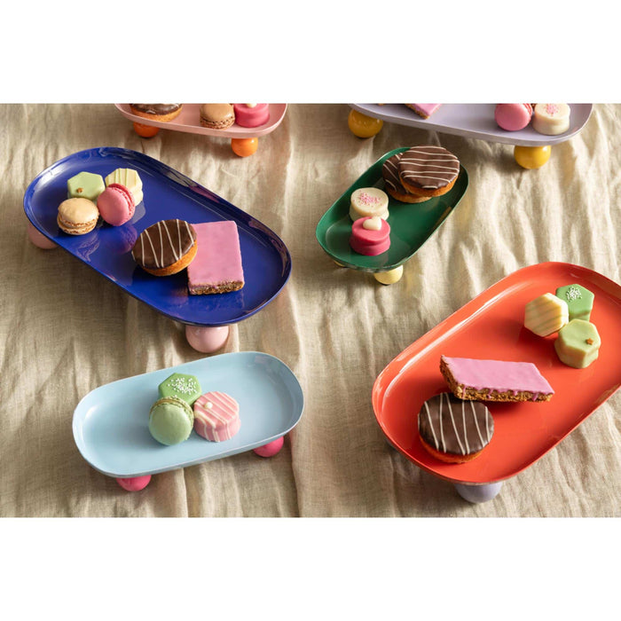 present time - Tray Double Funky Oval Large