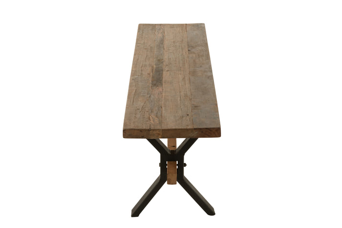 J-Line bank Verouderd - hout - bruin