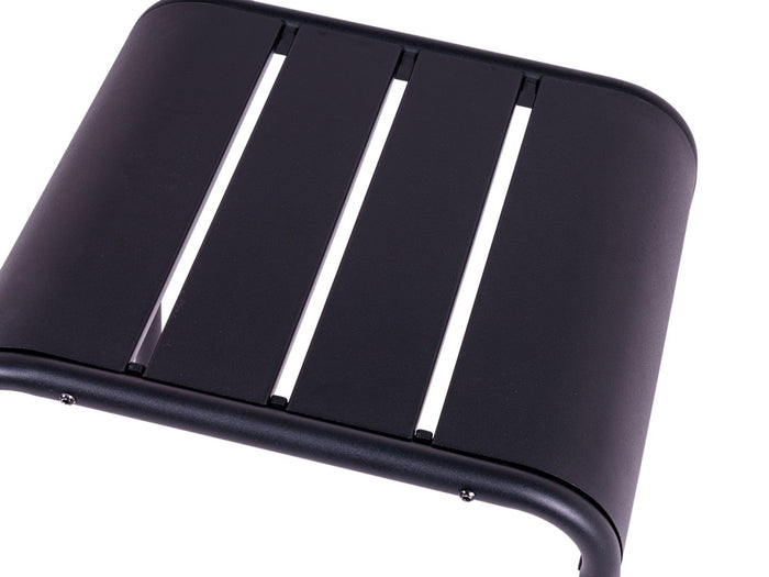 MaximaVida metalen bijzettafel krukje  Max 45 cm zwart