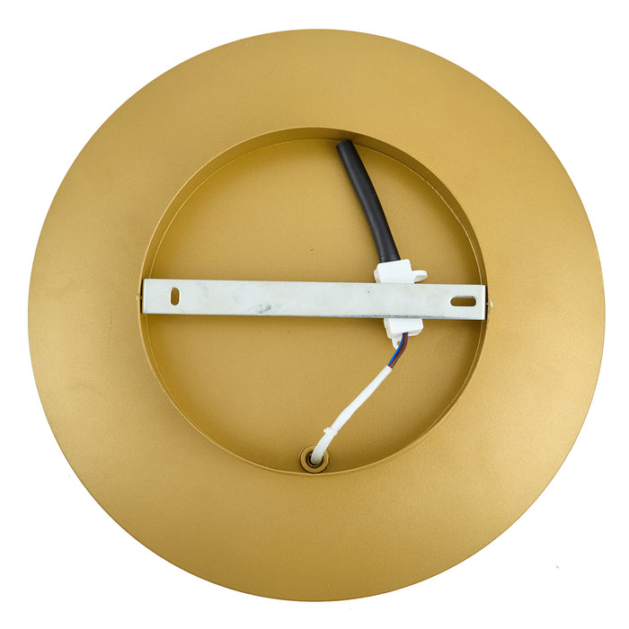 QAZQA Moderne wandlamp goud 34.5cm 2-lichts - Sunrise