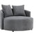 Fjôrd - Loveseat Grijs Teddy - 118x118x72cm - Kelso