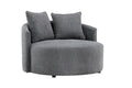 Fjôrd - Loveseat Grijs Teddy - 118x118x72cm - Kelso