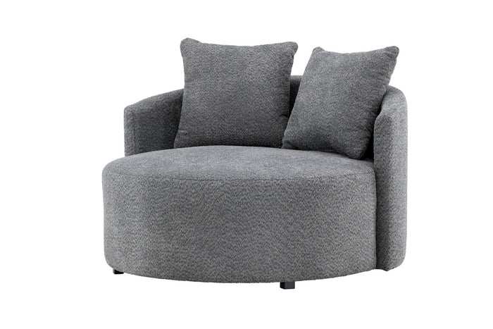 Fjôrd - Loveseat Grijs Teddy - 118x118x72cm - Kelso