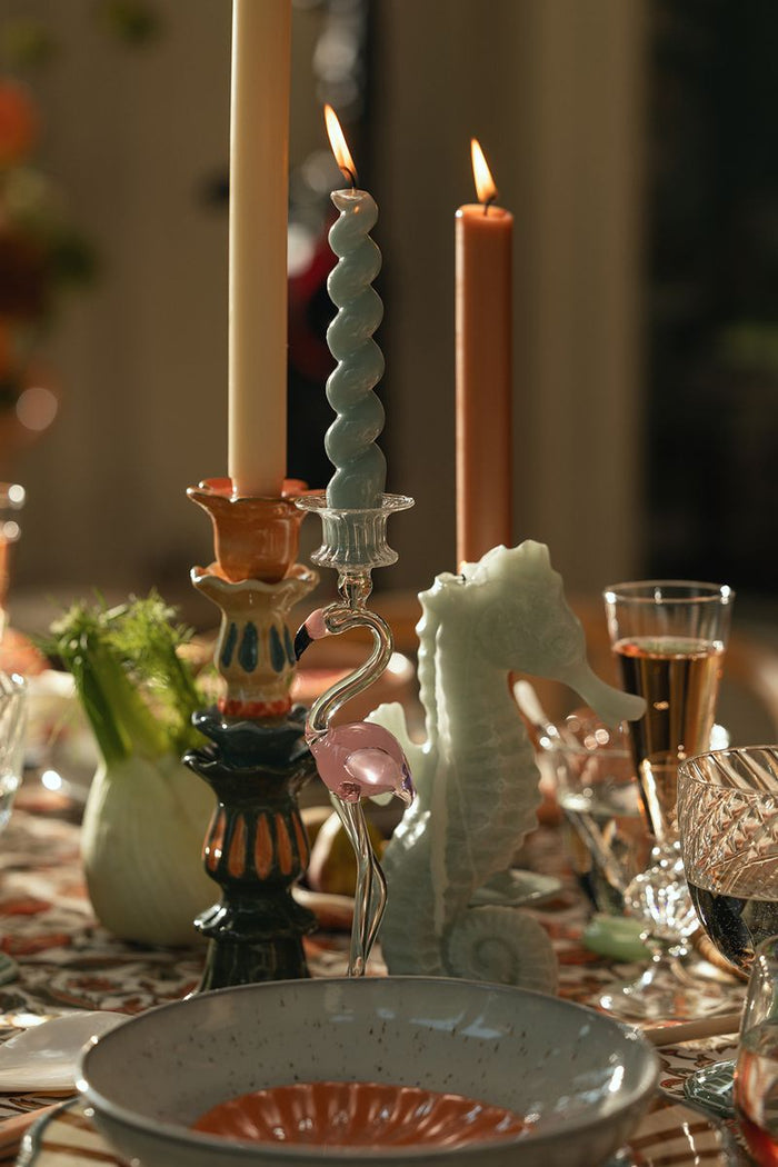 Sissy-Boy Groene ruffle kandelaar