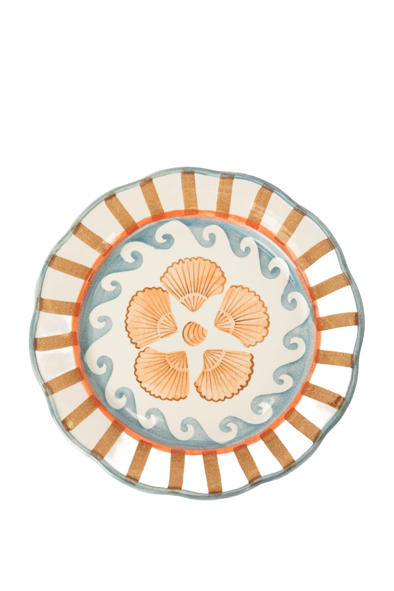 Sissy-Boy Multicolour dinerbord met schelpen