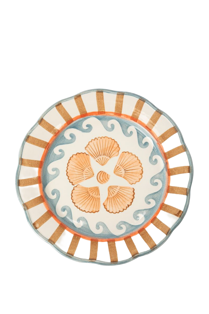 Sissy-Boy Multicolour dinerbord met schelpen