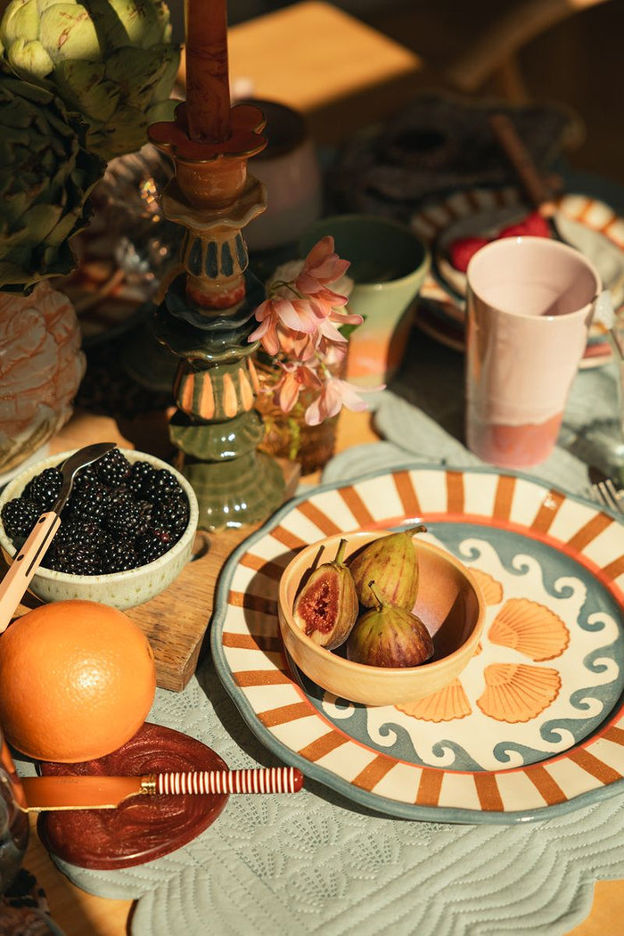 Sissy-Boy Multicolour dinerbord met schelpen