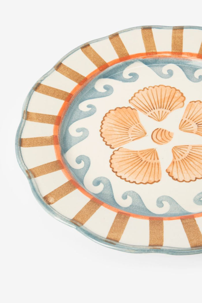 Sissy-Boy Multicolour dinerbord met schelpen