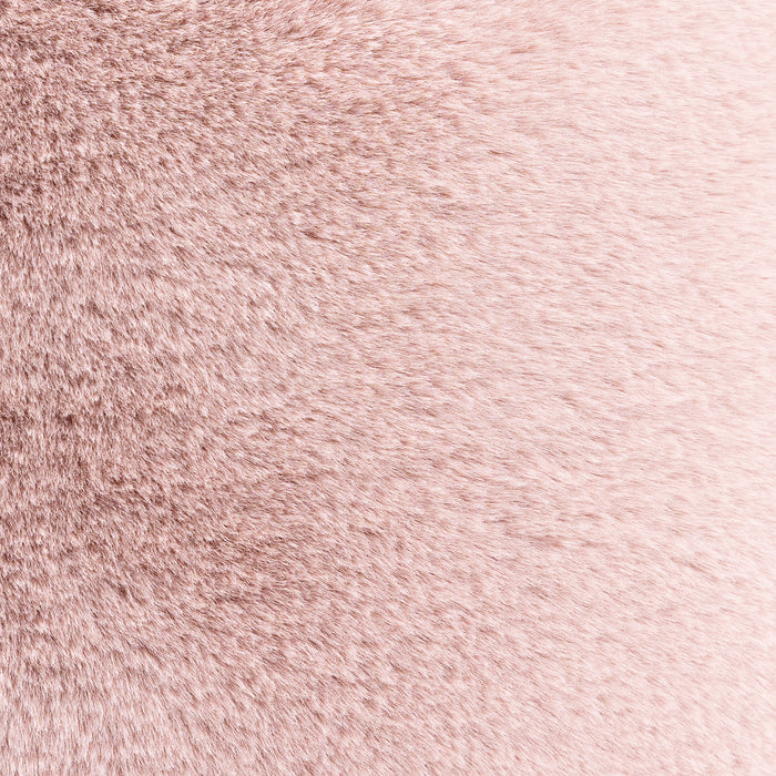 icon Kingston Kinderzitzak - Fluffy Pluche Imitatiebont - Oudroze