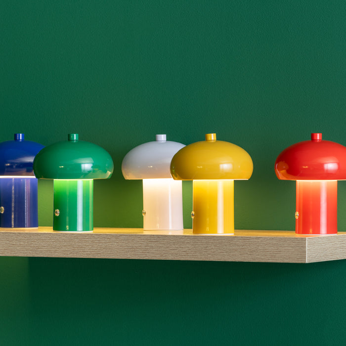 Leitmotiv Tafellamp Retro Seta Led - Groen - 12.5x12.5x15cm