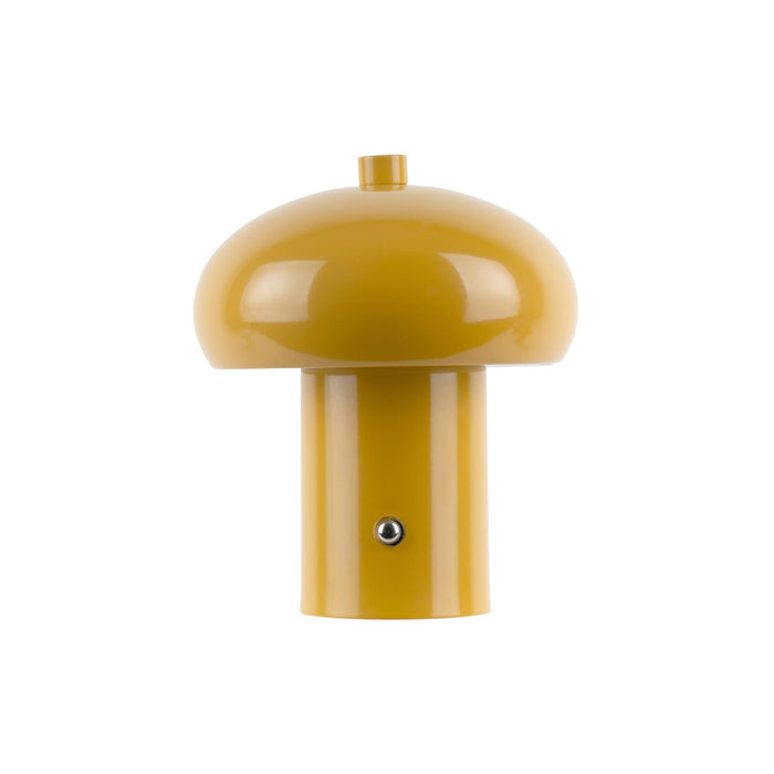 Leitmotiv Tafellamp Retro Seta Led - Geel - 12.5x12.5x15cm