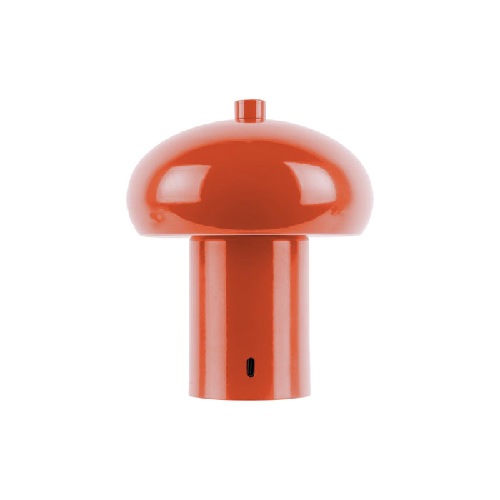 Leitmotiv Tafellamp Retro Seta Led - Oranje - 12.5x12.5x15cm