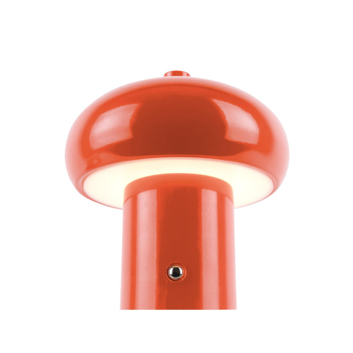 Leitmotiv Tafellamp Retro Seta Led - Oranje - 12.5x12.5x15cm