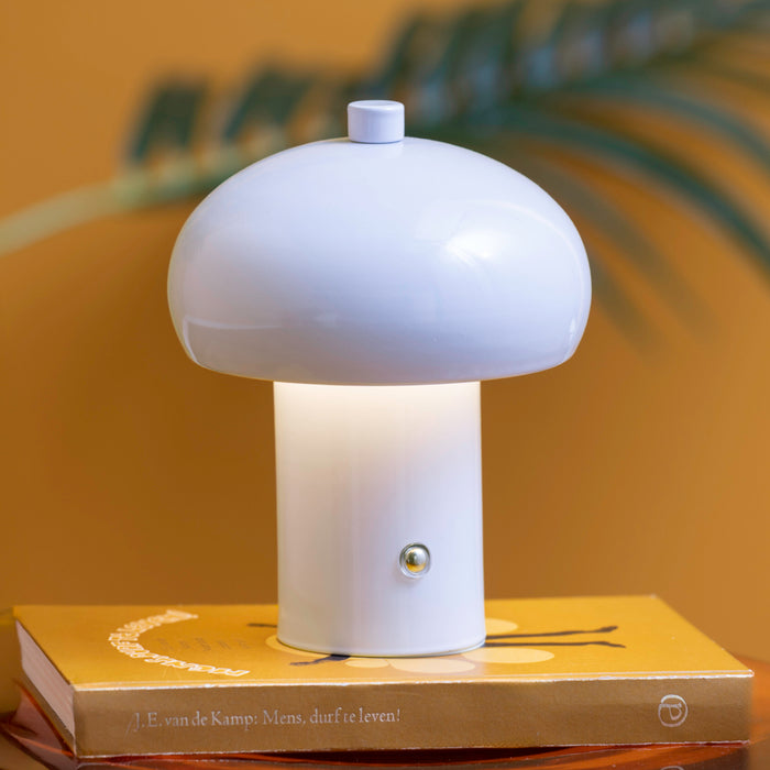 Leitmotiv Tafellamp Retro Seta Led - Paars - 12.5x12.5x15cm