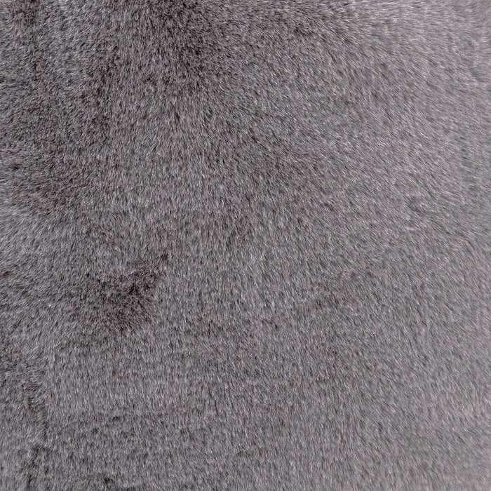 icon Kingston Kinderzitzak - Fluffy Pluche Imitatiebont - Grijs