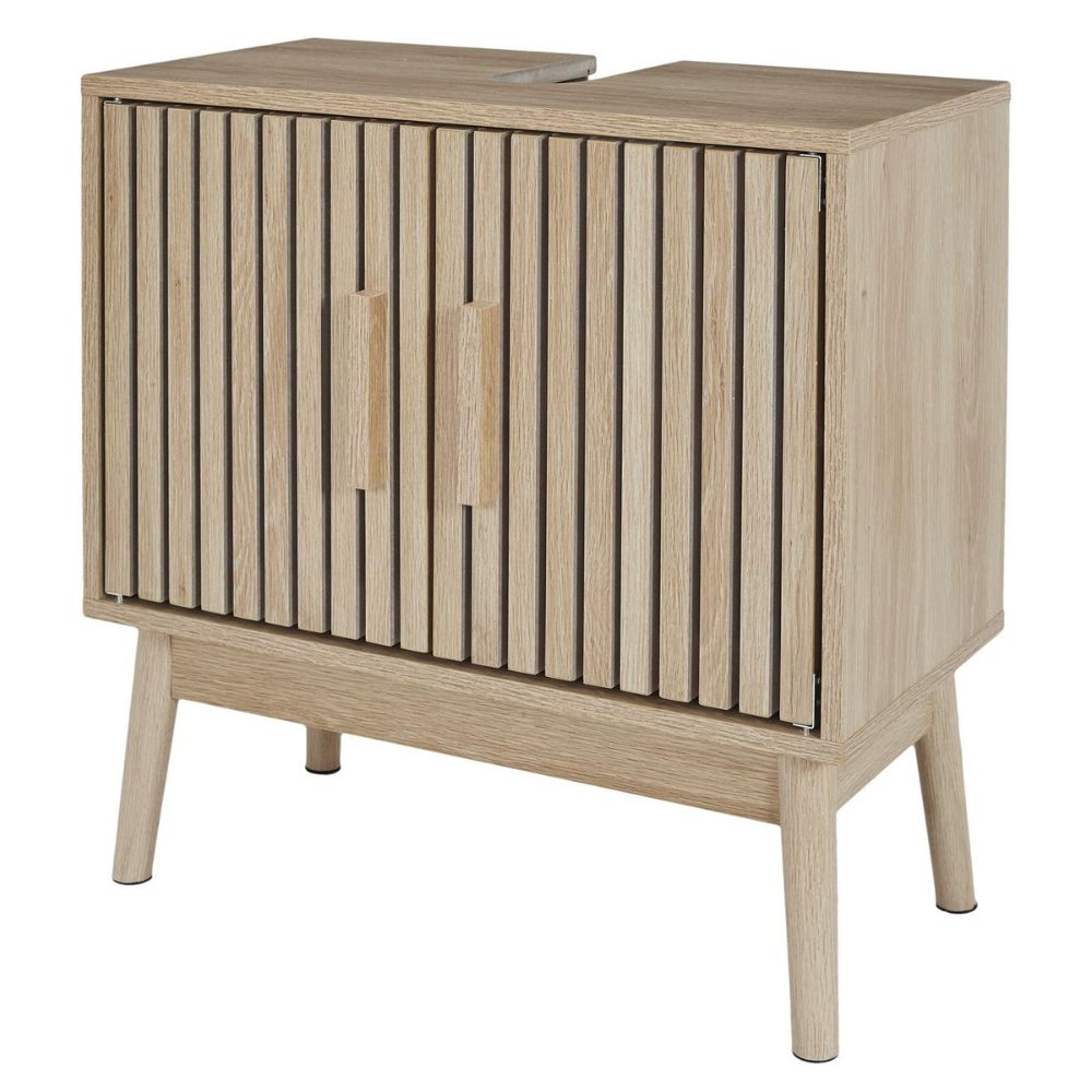 MISOU Klaus Wastafel Onderkast met Uitsparing Wastafelkastje Wasbak...