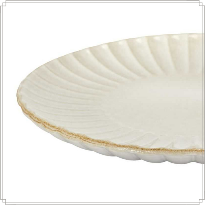 OTIX Dinerborden Bordenset 12 Persoons Onderborden 32cm Wit Keramie...