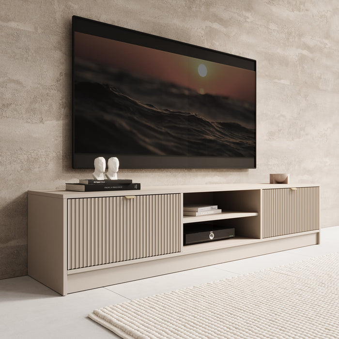 Meubella - TV-Meubel Tavares - Beige - 180 cm
