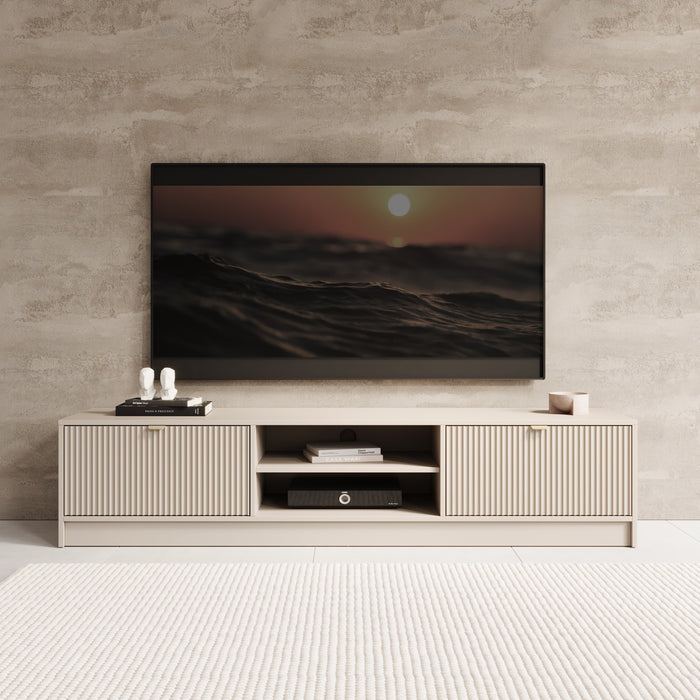 Meubella - TV-Meubel Tavares - Beige - 180 cm