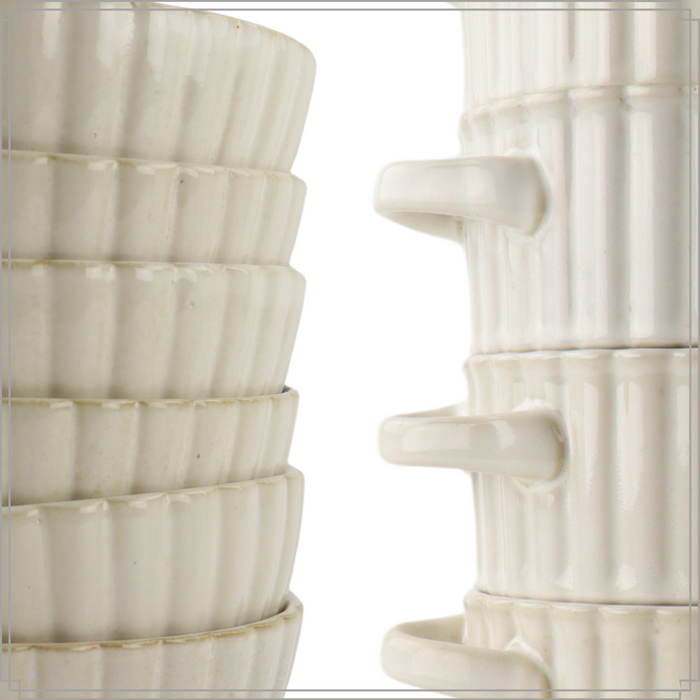 OTIX Serviesset 6 Persoons Borden Set 30-delig Ontbijtborden Dinerb...