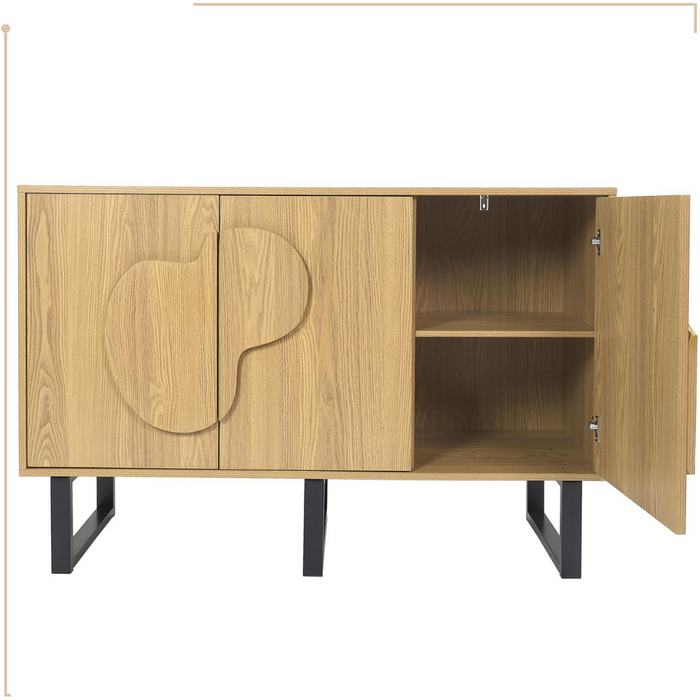 MISOU Calypso Buffetkast Dressoir Woonkamer Kast met Deuren Opbergk...