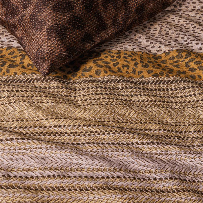 Beddinghouse Feis Dekbedovertrek 140 x 220 cm - Terra