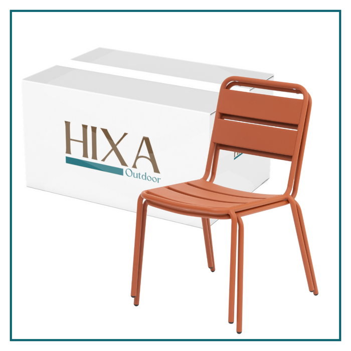 HESPERIDE HIXA Tuinstoelen Eetkamerstoelen voor buiten set van 2 Ee...