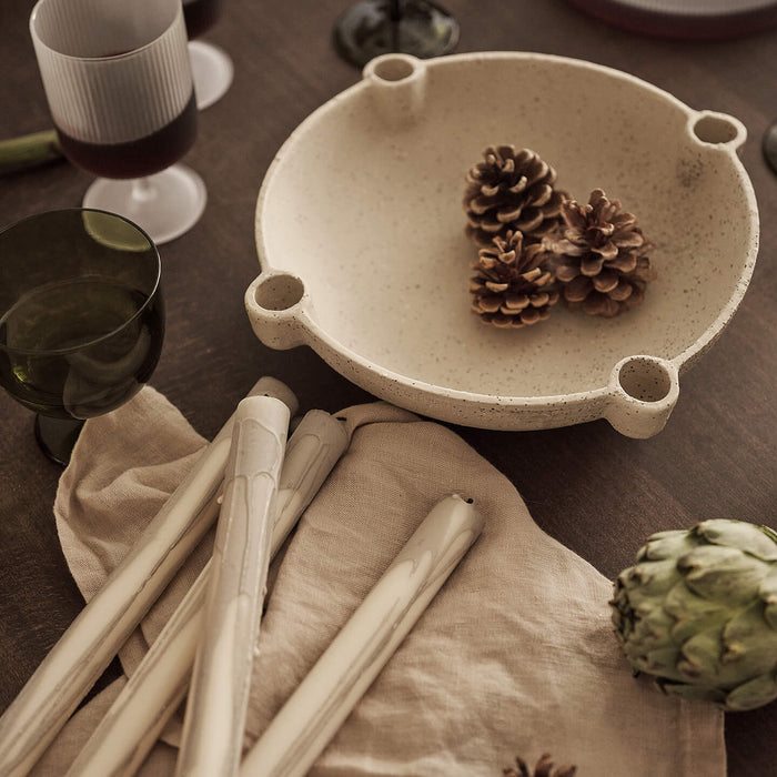 Ferm Living Bowl Kandelaar Ø 27 cm - Lichtgrijs