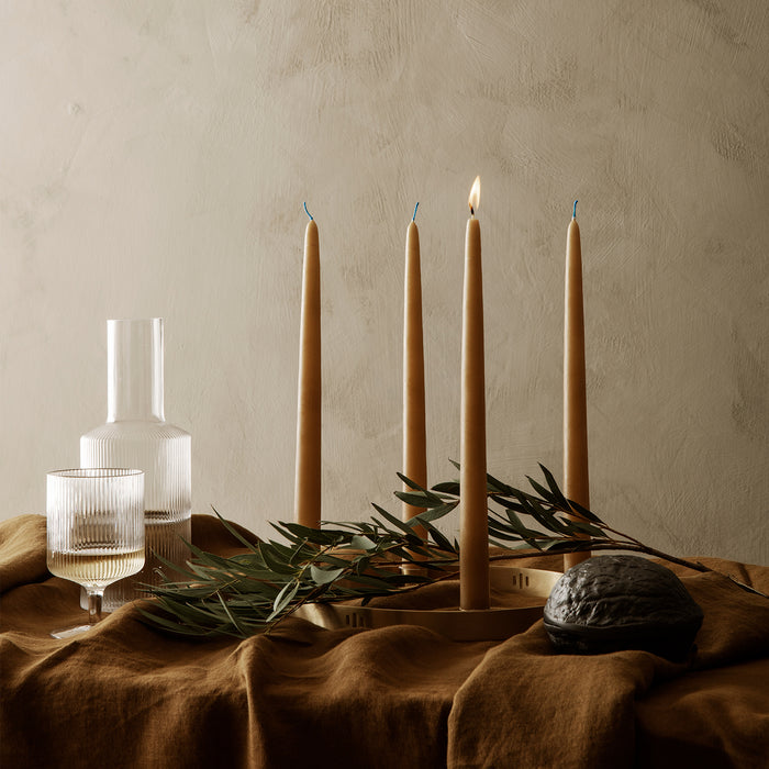 Ferm Living Circle Kandelaar Ø 25 cm - Messing