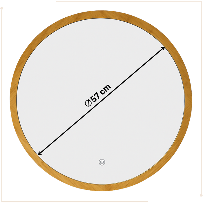 MISOU Klaus Kaptafel met LED Spiegel met verlichting Make up tafel...
