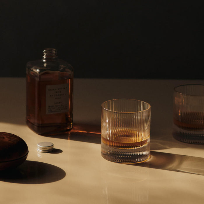 Ferm Living Ripple Waterglazen 2 st. - 250 ml - Clear