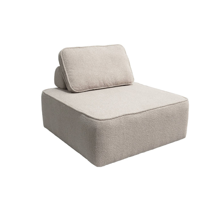 sweeek - Fauteuil boucléstof 1 zitplaats