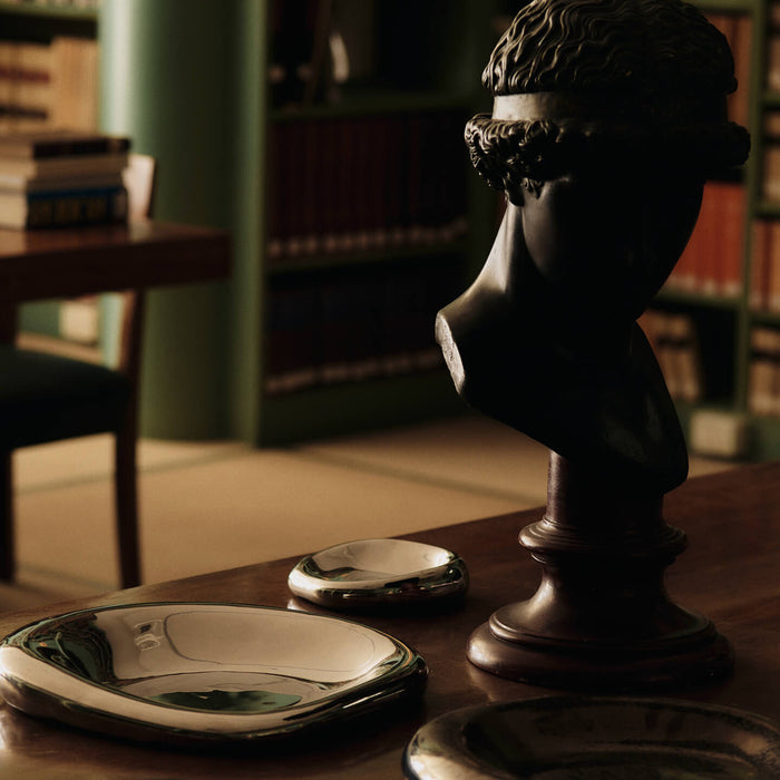 Ferm Living Bellure Schaal - Ø 17 cm - Zilver