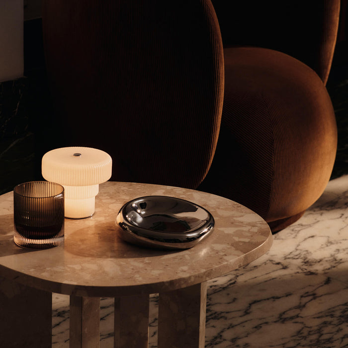 Ferm Living Bellure Schaal - Ø 17 cm - Zilver