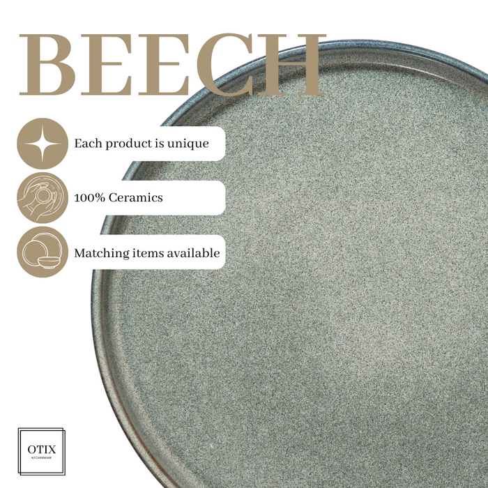 OTIX Serviesset 12-delig Bordenset 6-persoons Ontbijtborden Dinerbo...