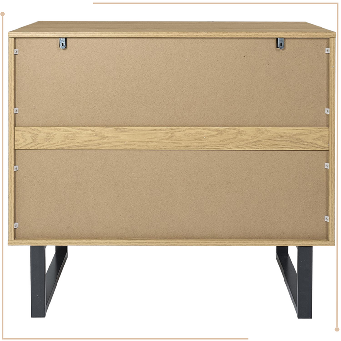 MISOU Calypso Ladekast Commode op Poten met 3 Lades Woonkamer Opber...