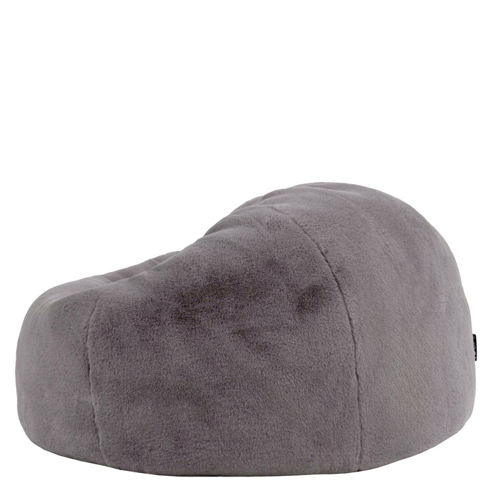 icon Kingston Zitzak - Fluffy Pluche Imitatiebont - Grijs