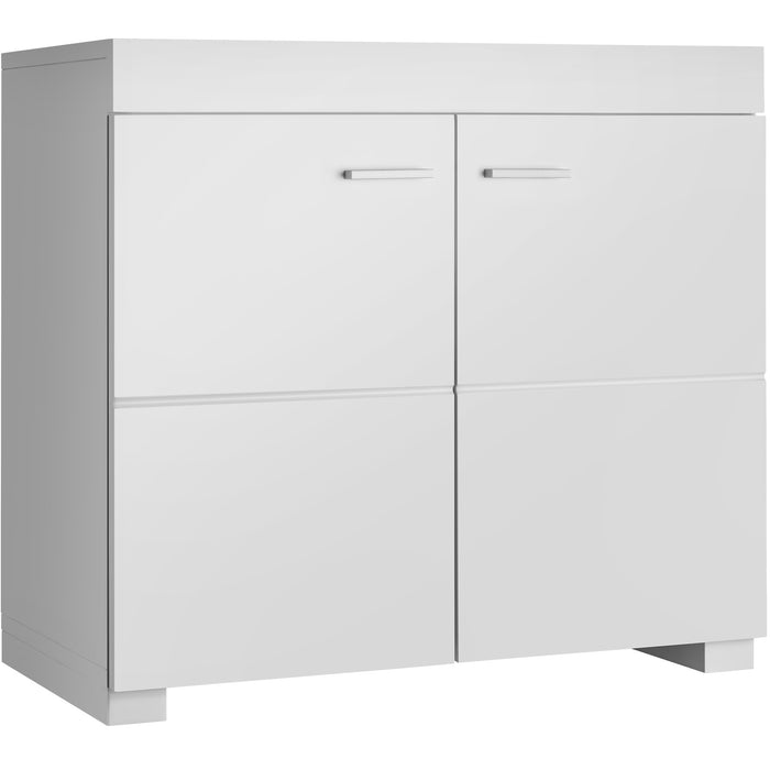 tectake® Wastafelonderkast Idris, 2 vakken, draagkracht 35 kg