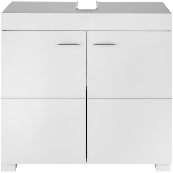 tectake® Wastafelonderkast Idris, 2 vakken, draagkracht 35 kg