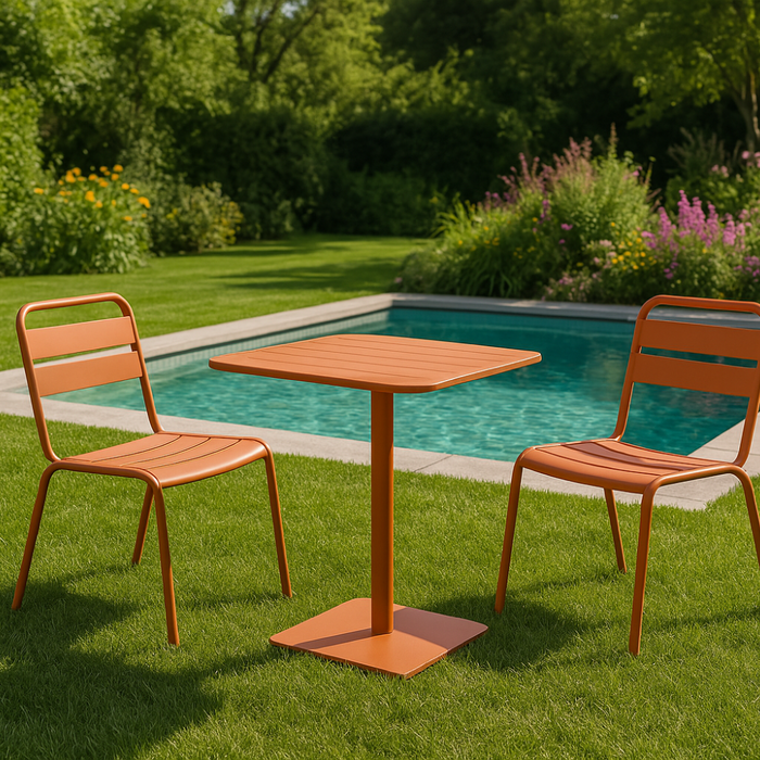 HESPERIDE HIXA Tuinstoelen Eetkamerstoelen voor buiten set van 2 Ee...