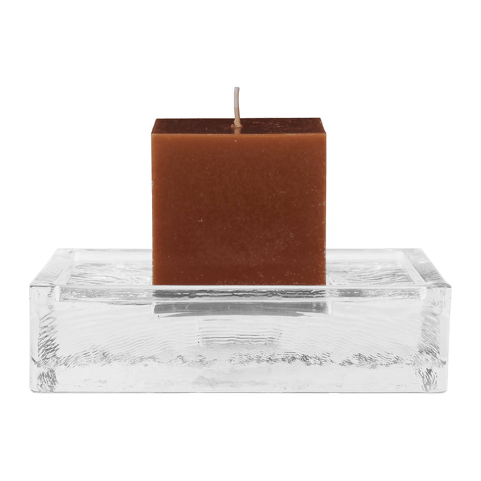 Ferm Living Gradia Kandelaar - Vierkant - Transparant