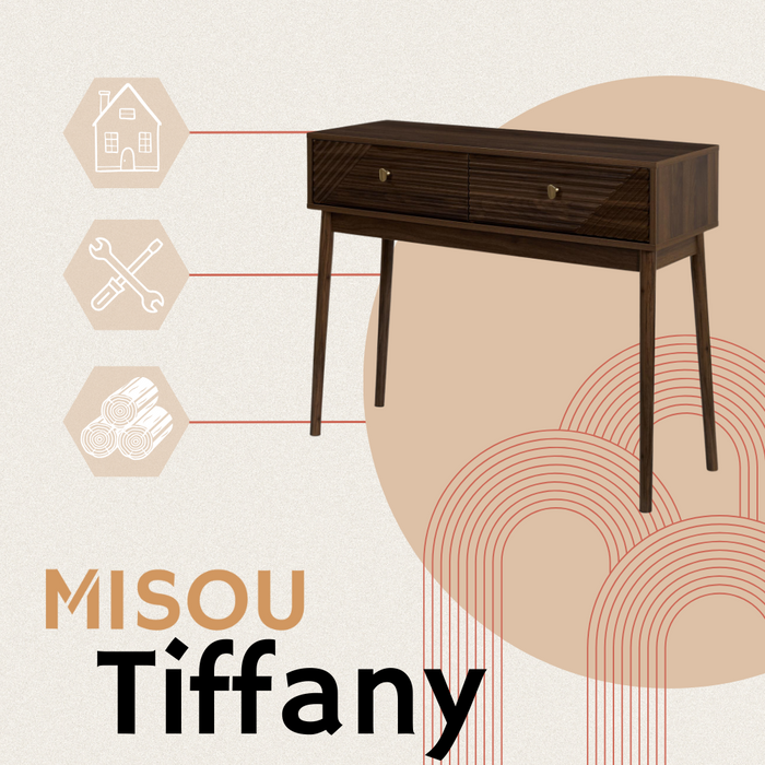 MISOU Tiffany Sidetable Kaptafel Make up tafel Consoletafel Haltafe...